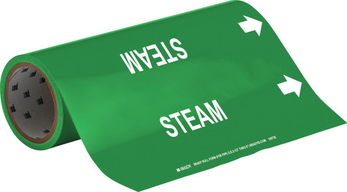 109726 - 12" x 30' Brady Label (White on Green) (Roll of 30 Feet)