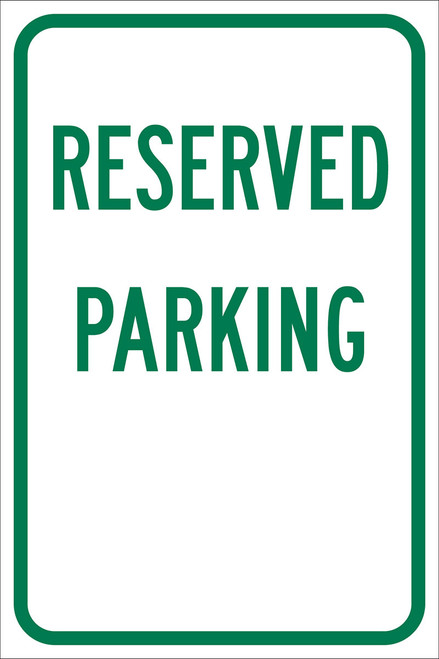 112627 - 12" x 18" Brady Label (Green on White) (Sign)