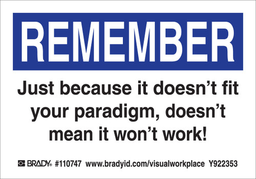 Brady Label - 110747