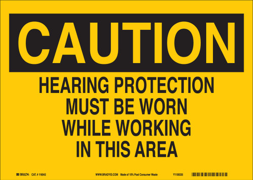 116043 - Brady Label (Sign)