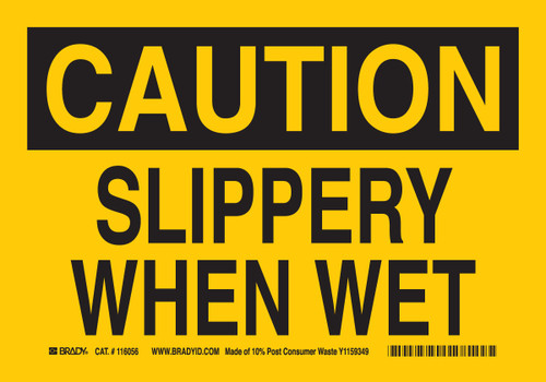 116057 - Brady Label (Sign)