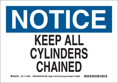 118252 - Brady Label (Sign)