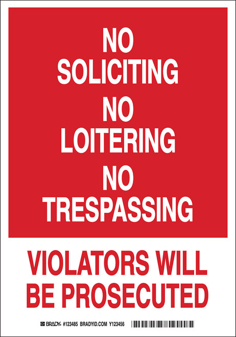 Brady Label - 123486