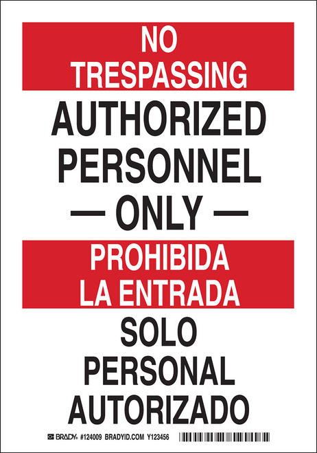 Brady Label - 124008