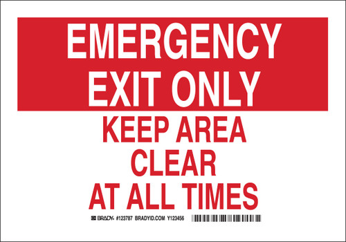 Brady Label - 123787