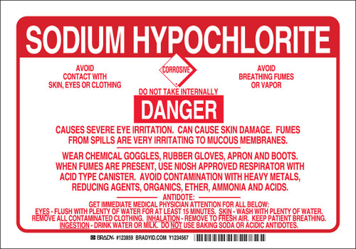 Brady Label - 123862