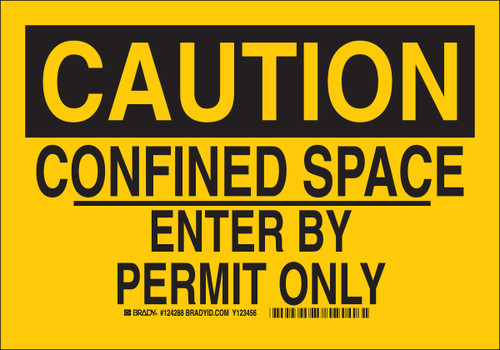 124291 - Brady Label (Sign)