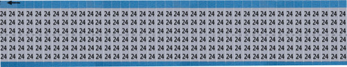 AF-24-SC-PK - 0.25" x 0.75" Brady Wire Marker Wire Marker