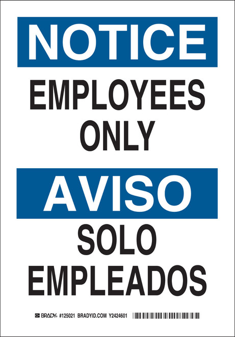 Brady Label - 125019