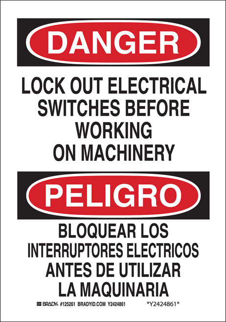 Brady Label - 125260