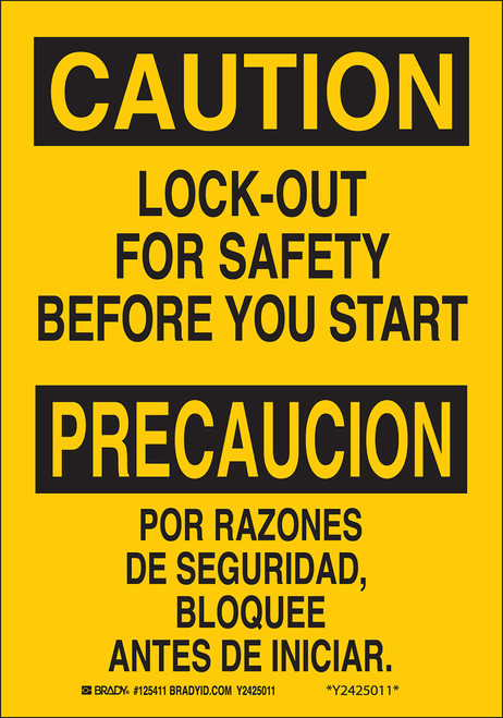 Brady Label - 125414