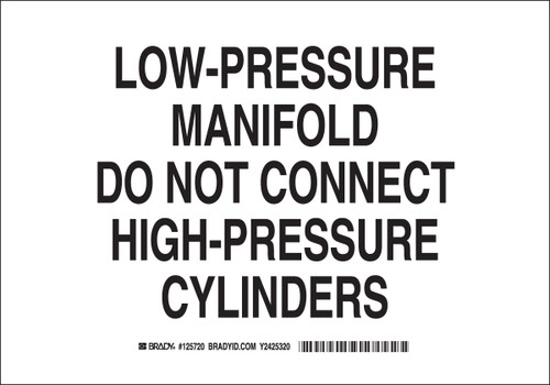 Brady Label - 125718