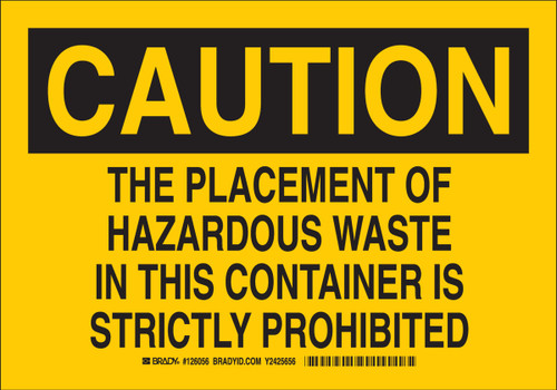 Brady Label - 126056