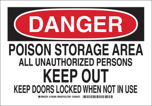 Brady Label - 126366