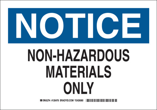 Brady Label - 126478