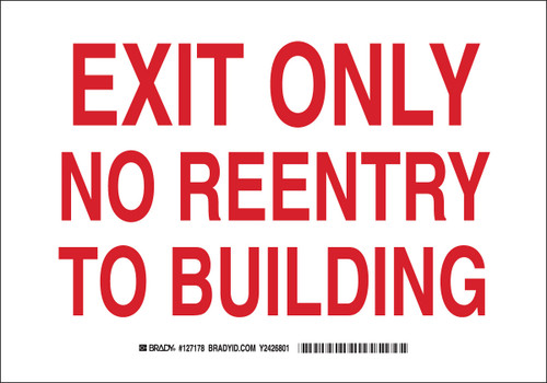 Brady Label - 127179