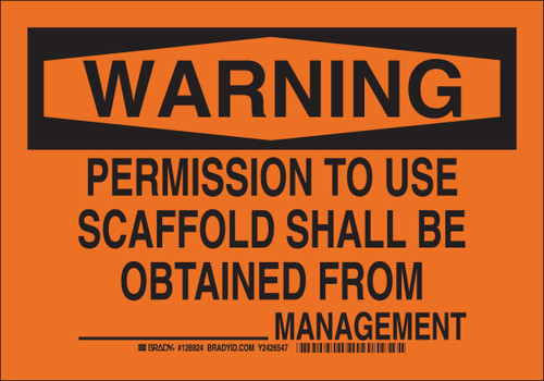 Brady Label - 126925