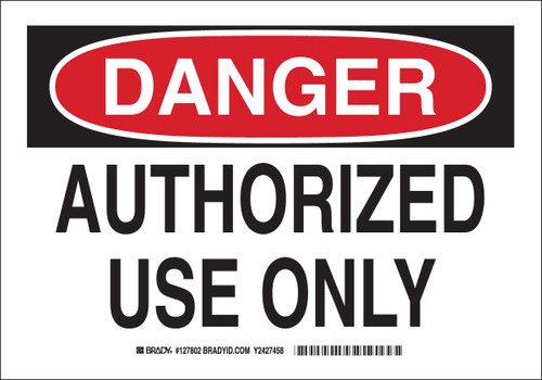 Brady Label - 127802