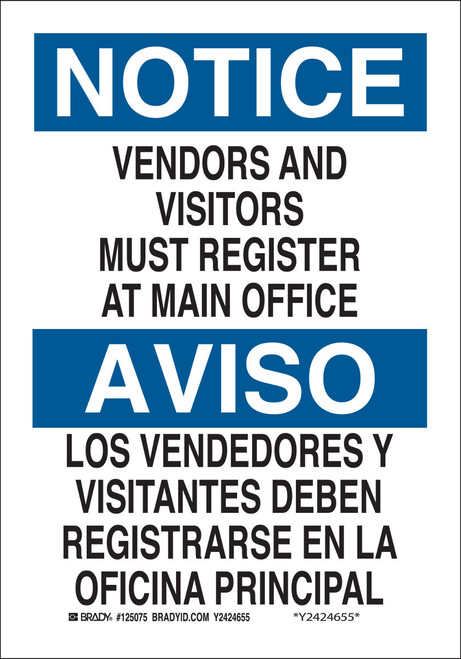 Brady Label - 125076