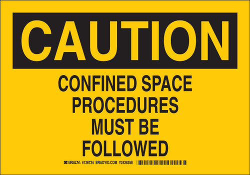 126736 - Brady Label (Sign)