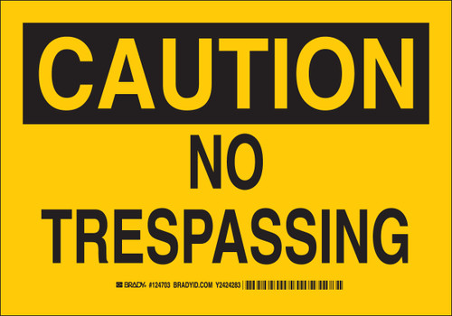 Brady Label - 124706