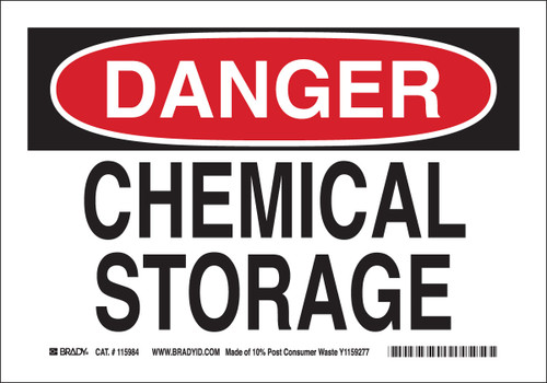 115984 - Brady Label (Sign)