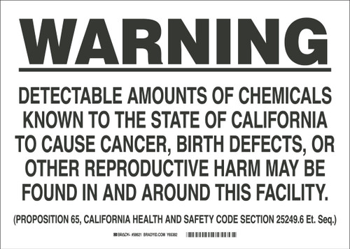 Brady Label - 122637