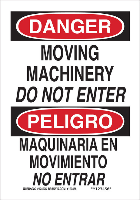 Brady Label - 124075