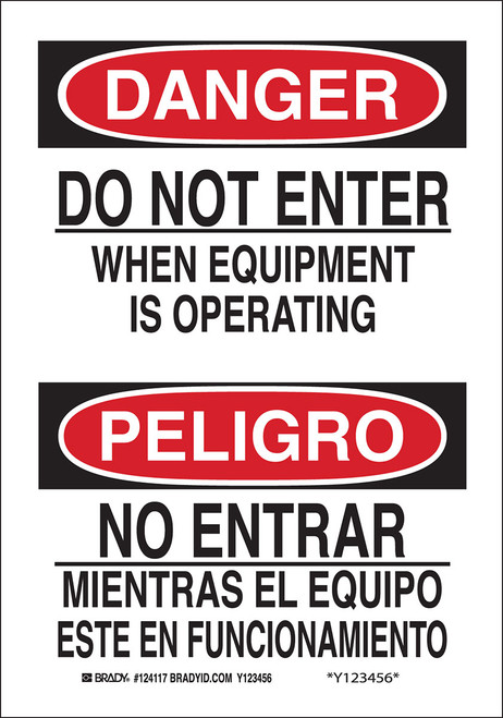 Brady Label - 124119