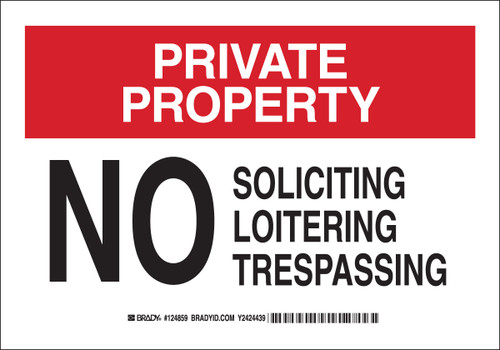 Brady Label - 124858