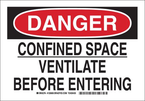 126809 - Brady Label (Sign)