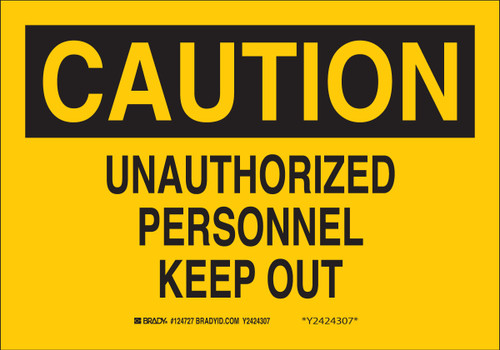 Brady Label - 124729