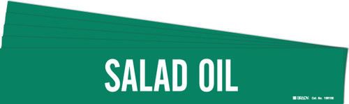 106156-PK - 14" x 2.25" Brady Label (White on Green) (Pack of 5 Cards)