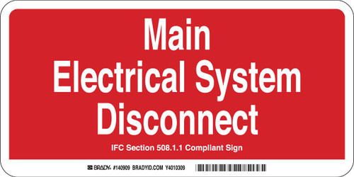 Brady Label - 140909