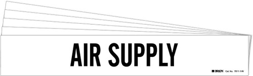 7011-1HV-PK - 24" x 4" Brady Label (Black on White) (Pack of 5 Cards)