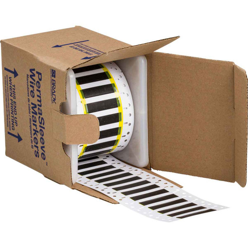 2HT-250-2-BK-S Brady PermaSleeve High Temperature Heat Shrink Label - Image1