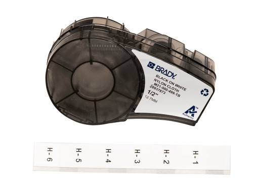 M21-500-499-TB - 0.5" x 16' Brady Nylon Cloth Labels Label