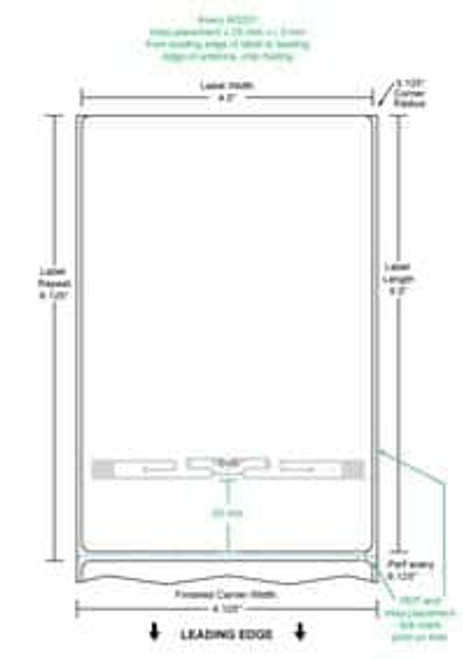 4" x 6" RFID Label (Case) - RFT-4-6-AV1.2-ZEB-3