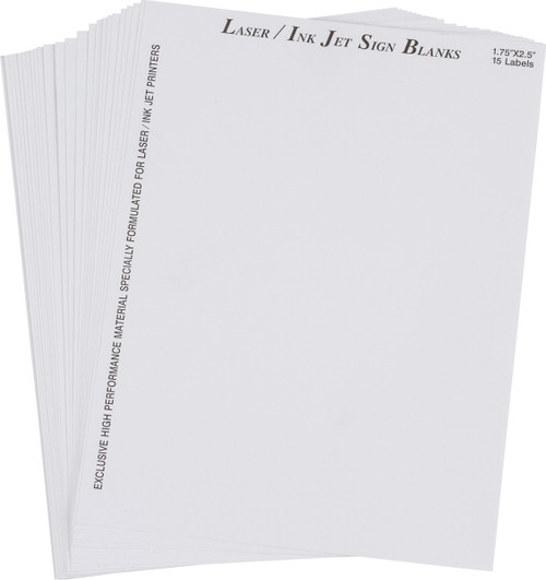 12834 - Brady Label (Pack)