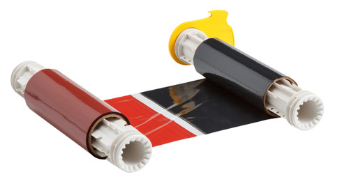 Brady R1000 Resin Ribbon (Black / Red) - 13521