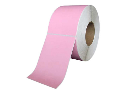 L-TT-40601PP-EA - 4" x 6" TT Paper Label (Pink) (Case)