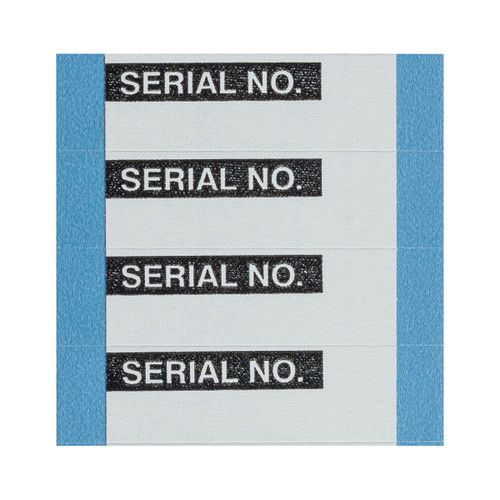 WOAF-34-PK Brady Aluminum Foil Serial No Write-On Labels Label - Image1