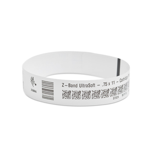 10018855-EA Zebra Z-Band UltraSoft Wristband