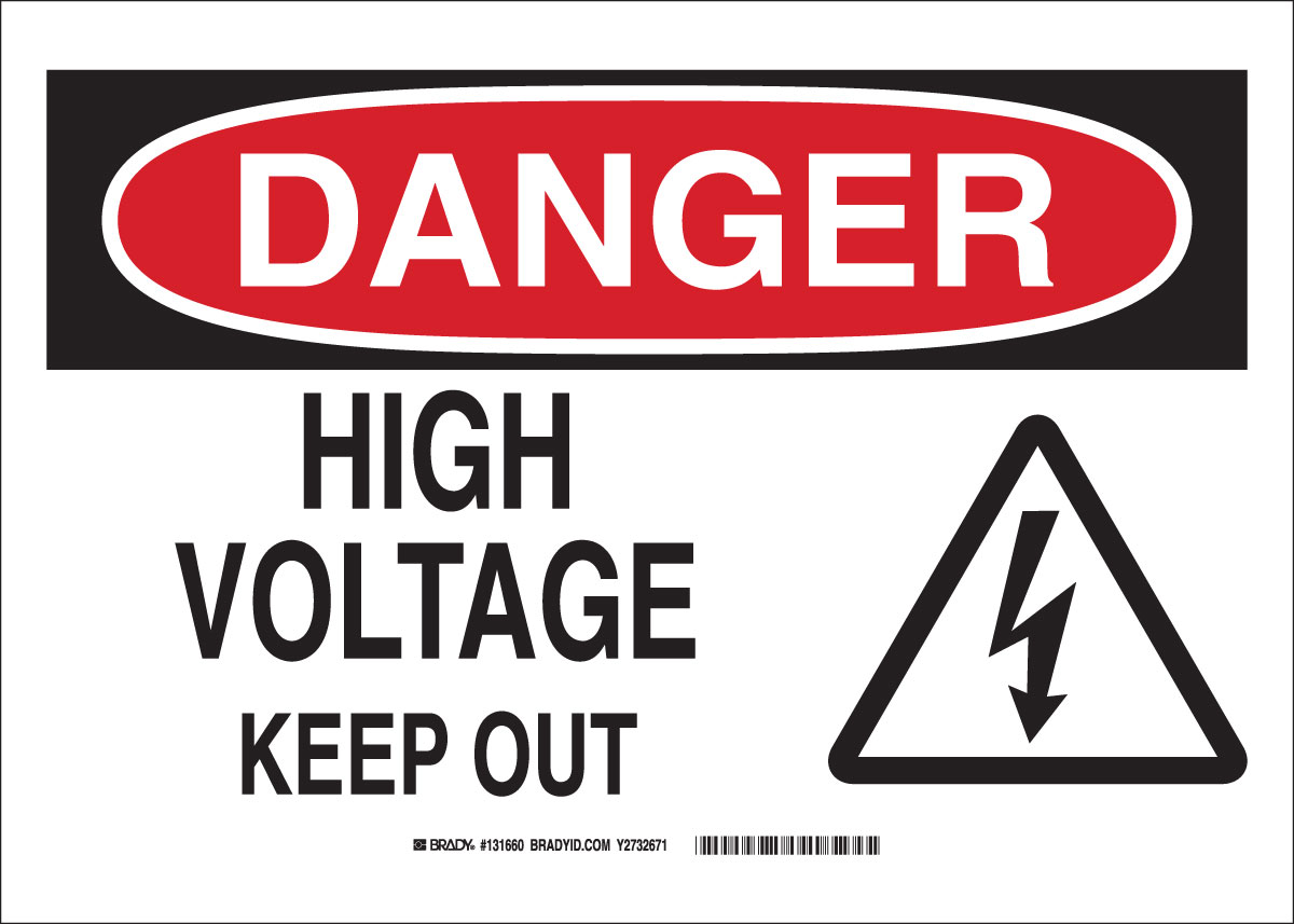 Brady Label (Sign) - 131662 | Midwest Barcoding Solutions