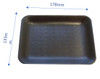 500 - D2 Black Polystyrene LINSTAR SOAKER trays (178 x 133 x 20mm)