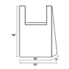 10"x 15"x 18" white high density Vest Carriers