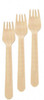 Pack x 100 160mm 6" Wooden Forks