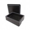 SAMPLE 1.5klo Re-usable Heavy Duty Black Cool Box & Lid