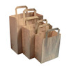 Pack of 50 Brown Kraft Paper Takeaway Carrier Bag  Large 10"x 15.5"x 12" 