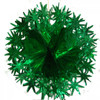 Round 28cm dia Green Foil decoration 